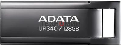 Флешка USB ADATA UR340 (AROY-UR340-128GbK), 128Gb, USB 3.2, R/W 100/30, черный