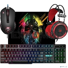 Комплект клавиатура+мышь Defender Singularity MKP-118 проводной, USB, 3200 DPI, чёрный