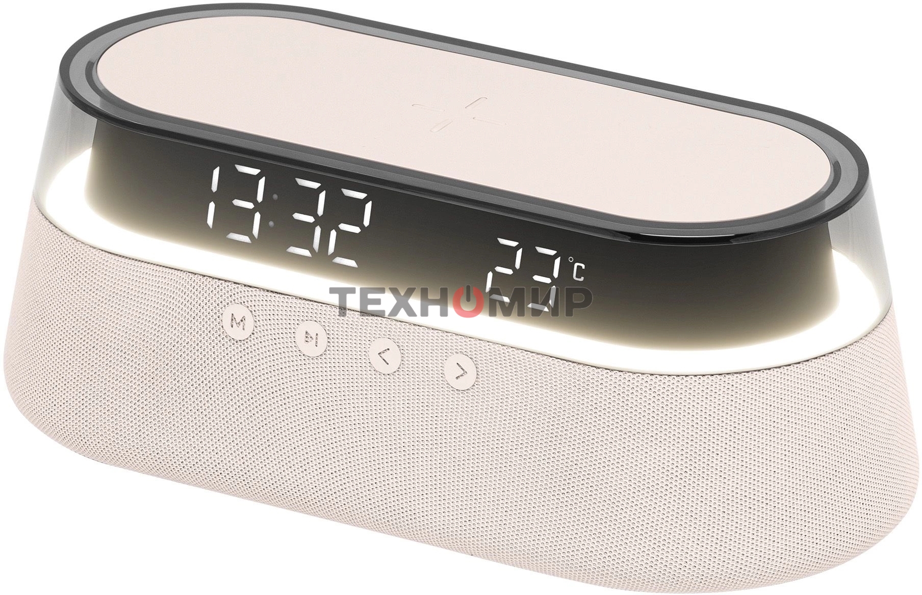 Портативная колонка BBK BTA1212 бежевый 10W 2.0 BT 10м 1800mAh