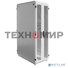 Шкаф серверный напольный 42U (800 1200) дверь перфорированная, задние двойные перфорированные