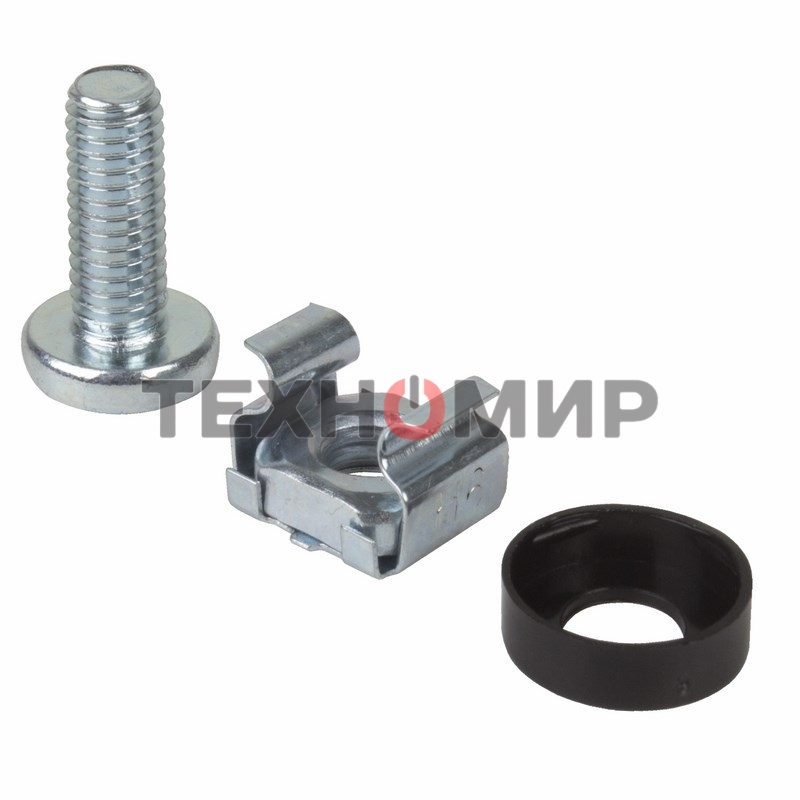 Комплект крепежа Rexant винт+шайба+гайка M6x16