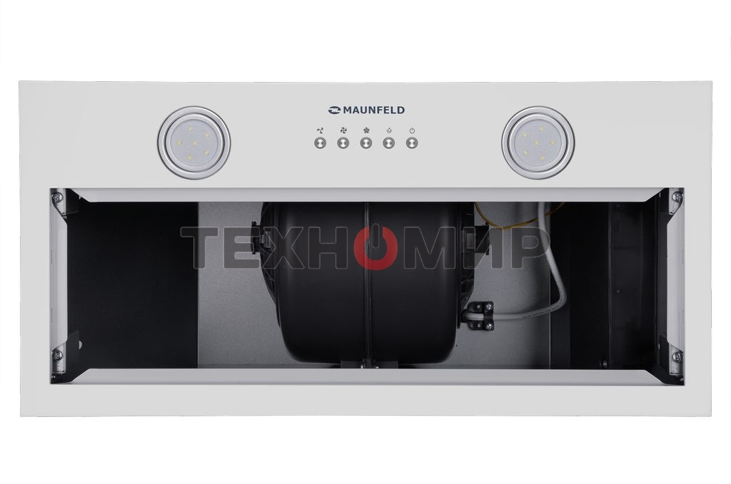 Вытяжка встраиваемая Maunfeld Trapeze 602M белый, 60 см, 1150 куб. м/ч, 54 дБ