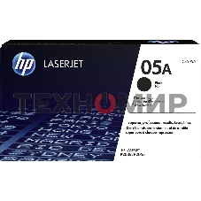 Картридж лазерный HP CE505A черный LJ P2055/P2035 (2300 стр.)