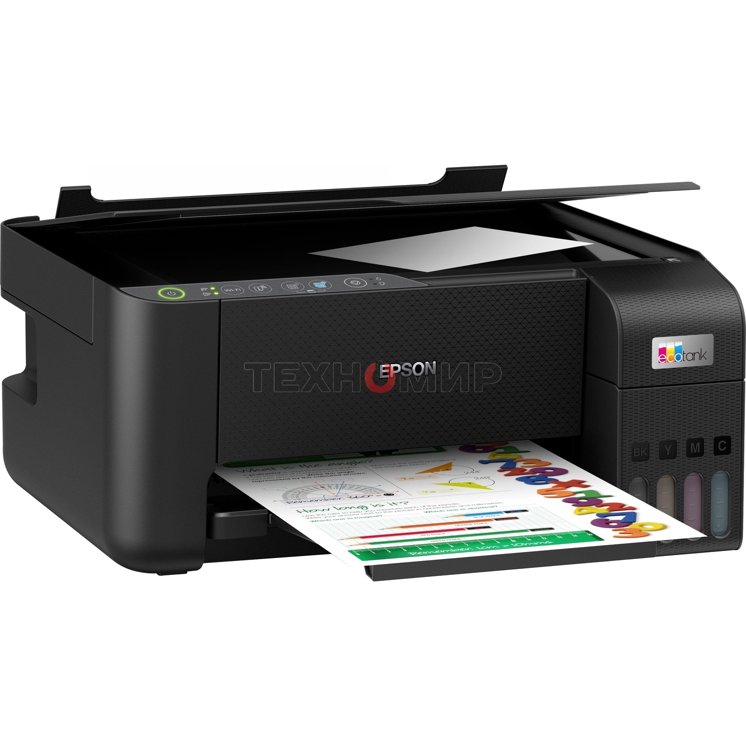 МФУ струйное Epson L3250 (C11CJ67412/C11CJ67418/C11CJ67405/C11CJ67408/C11CJ67503/C11CJ67508/C11CJ67523), A4, цветное, печ. до 33 стр/мин. (ч/б) до 15 стр/мин. (цвет), скан. до 11 стр/мин. (ч/б) 28 стр/мин. (цвет), 1440 x 5760 dpi (печать) 1200x2400dpi (ск