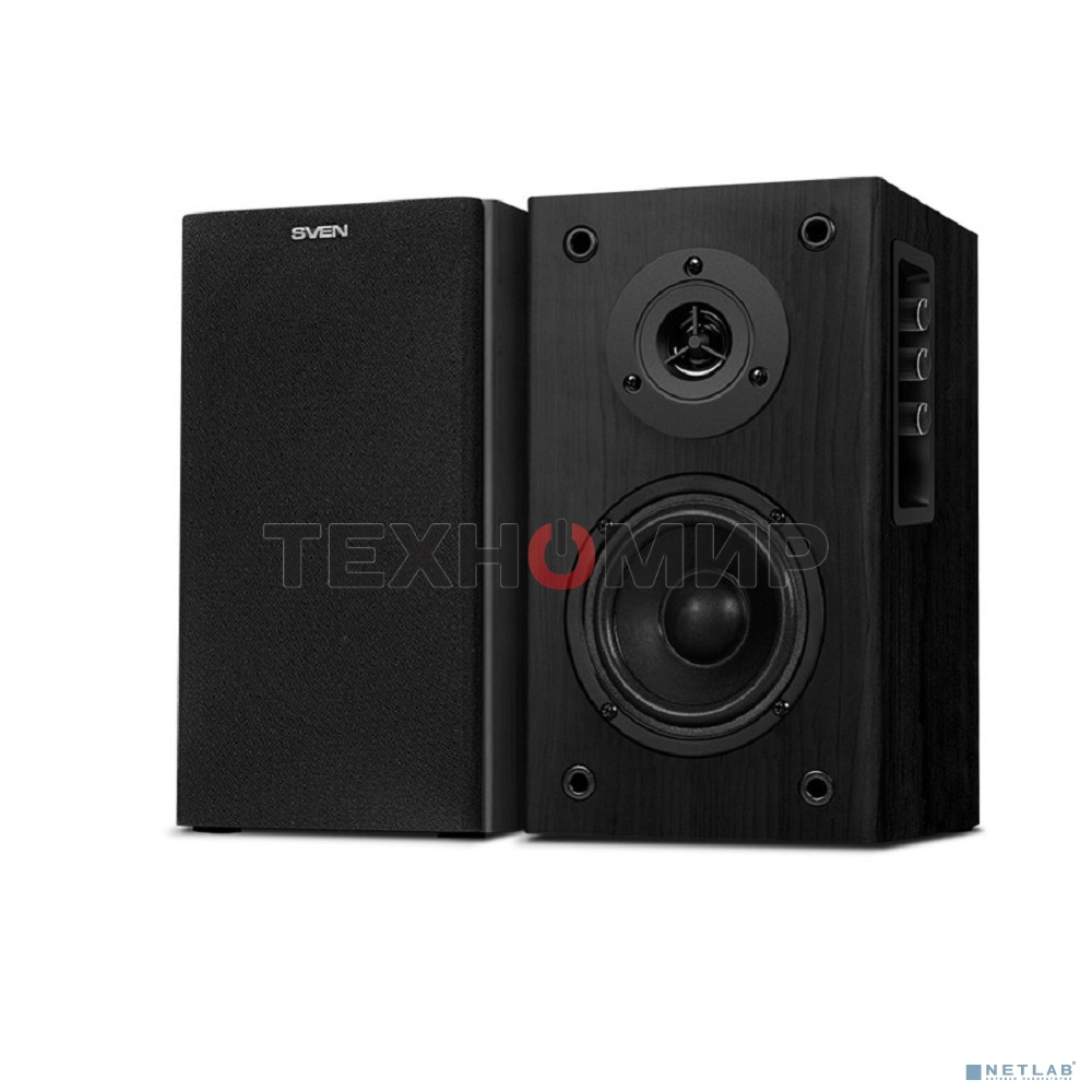 Акустическая система Sven SPS-614 2.0 (2x20W, Bluetooth, дерево, black)