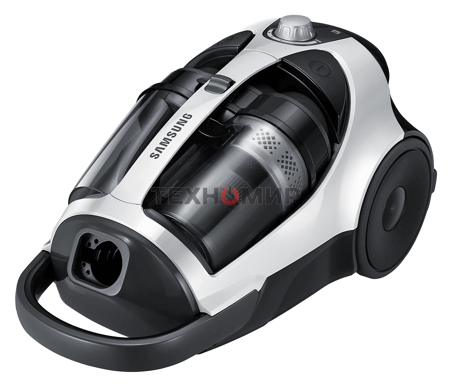 Пылесос Samsung VCC8835V37 белый/черный, 430/2200 Вт, уборка сухая, пылесборник контейнер 2 л