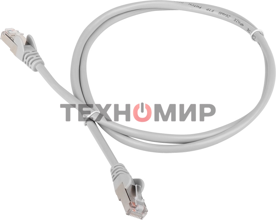 Патч-корд LANMASTER TWT-45-45-5.0/S6-GY 5м FTP Cat 6 серый