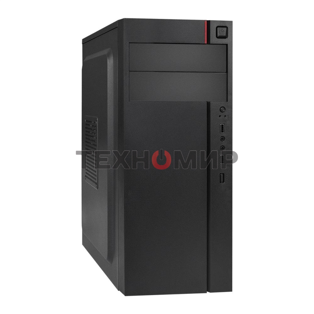 Компьютерный корпус Miditower ExeGate AA-440 (ATX, без БП, 2*USB, аудио)