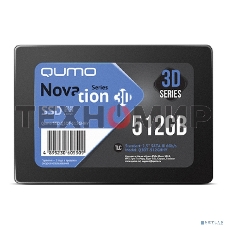 Накопитель SSD QUMO Novation 3D, 512Gb, SATA III, 2.5
