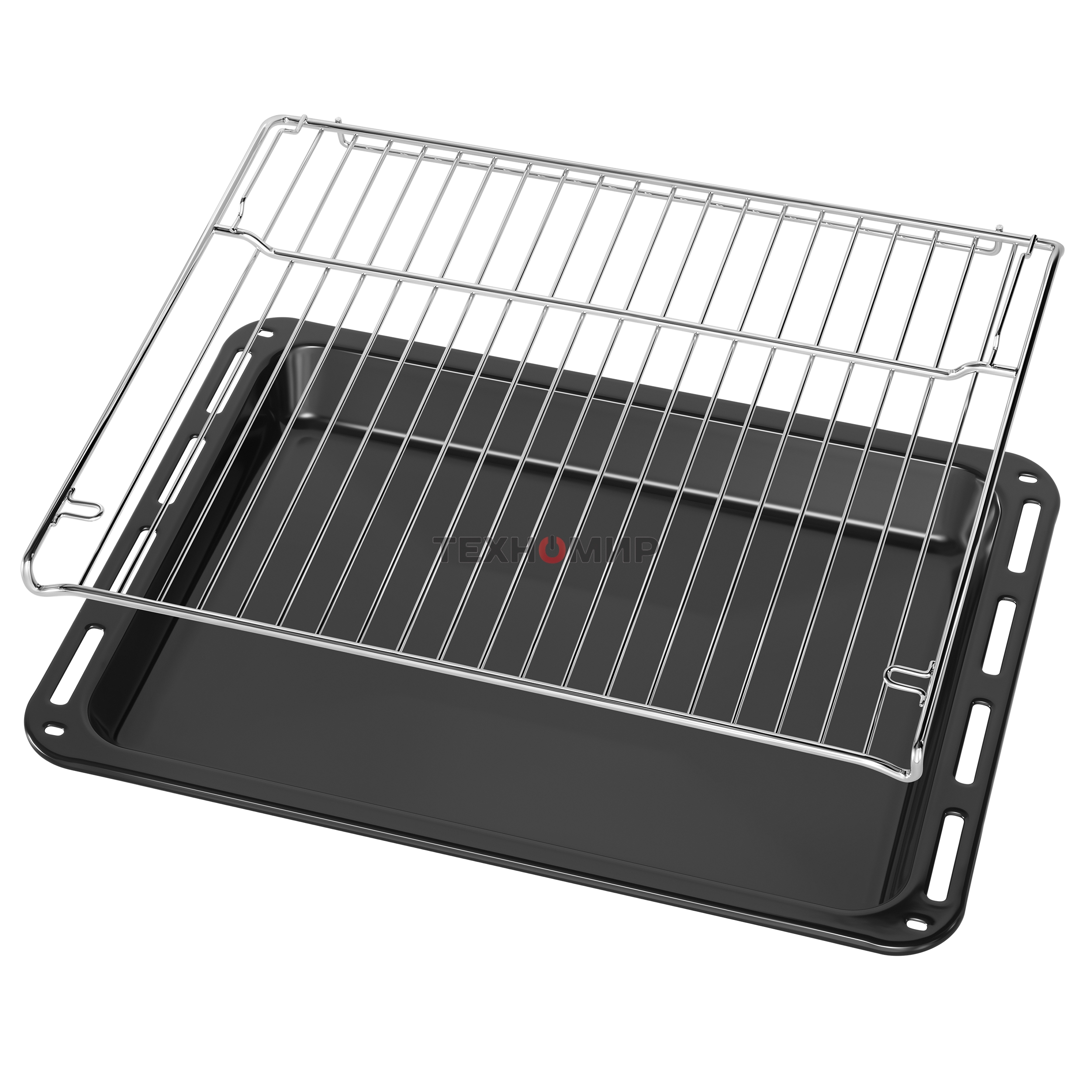 Шкаф духовой газовый с электрическим грилем Maunfeld MOGS703W, встраиваемый