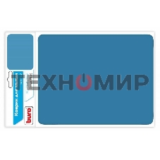 Коврик для мыши Buro матерчатый, синий, 220 х 250 х 4 мм