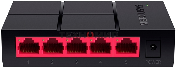 Коммутатор Mercusys MS105G 5G неуправляемый