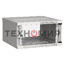 Шкаф ITK LWE3-06U66-GF LINEA WE 6U 600x600 мм дверь стекло серый