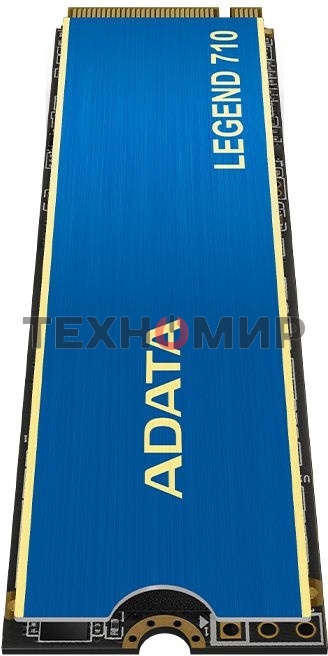 Накопитель SSD ADATA LEGEND 710, 1Tb, PCIe 3.0 x4, M.2 2280, NVMe, R/W 2400/1800, с радиатором