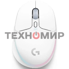 Мышь беспроводная Logitech G705 белый, 8200 dpi, радиоканал, Bluetooth, USB, кнопки - 6