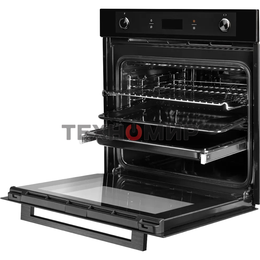 Встраиваемый духовой шкаф Kuppersberg HM 629 Black 60 см, 70 л, 9 режимов, гидролизная очистка, черный