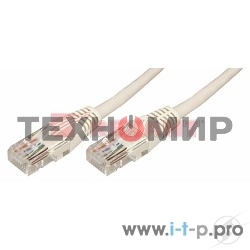 Пaтч-корд U/UTP Rexant, cat.5e, RJ45-RJ45, неэкранированный, PVC серый, 1м