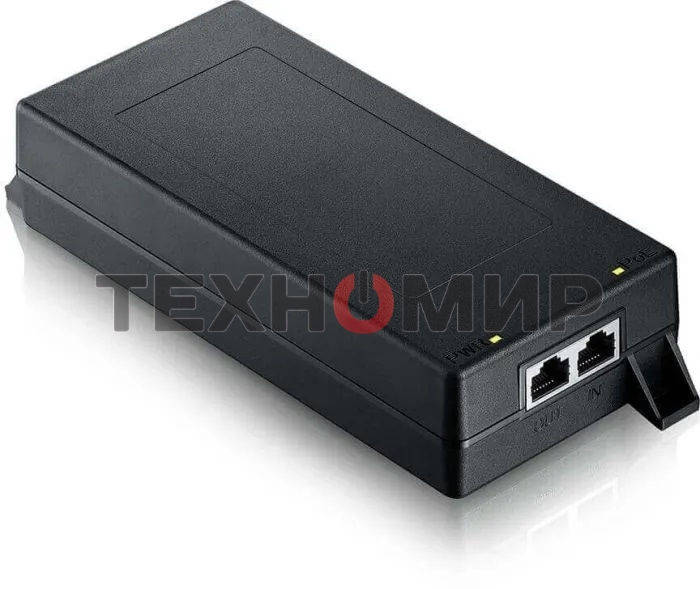 Мультигигабитный PoE инжектор Zyxel PoE12-90W, 802.3af/at/bt (90 Вт), 2xRJ-45: 1/2.5/5/10G