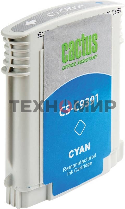 Картридж струйный Cactus CS-C9391 голубой для №88 HP Officejet Pro K550 (29мл)