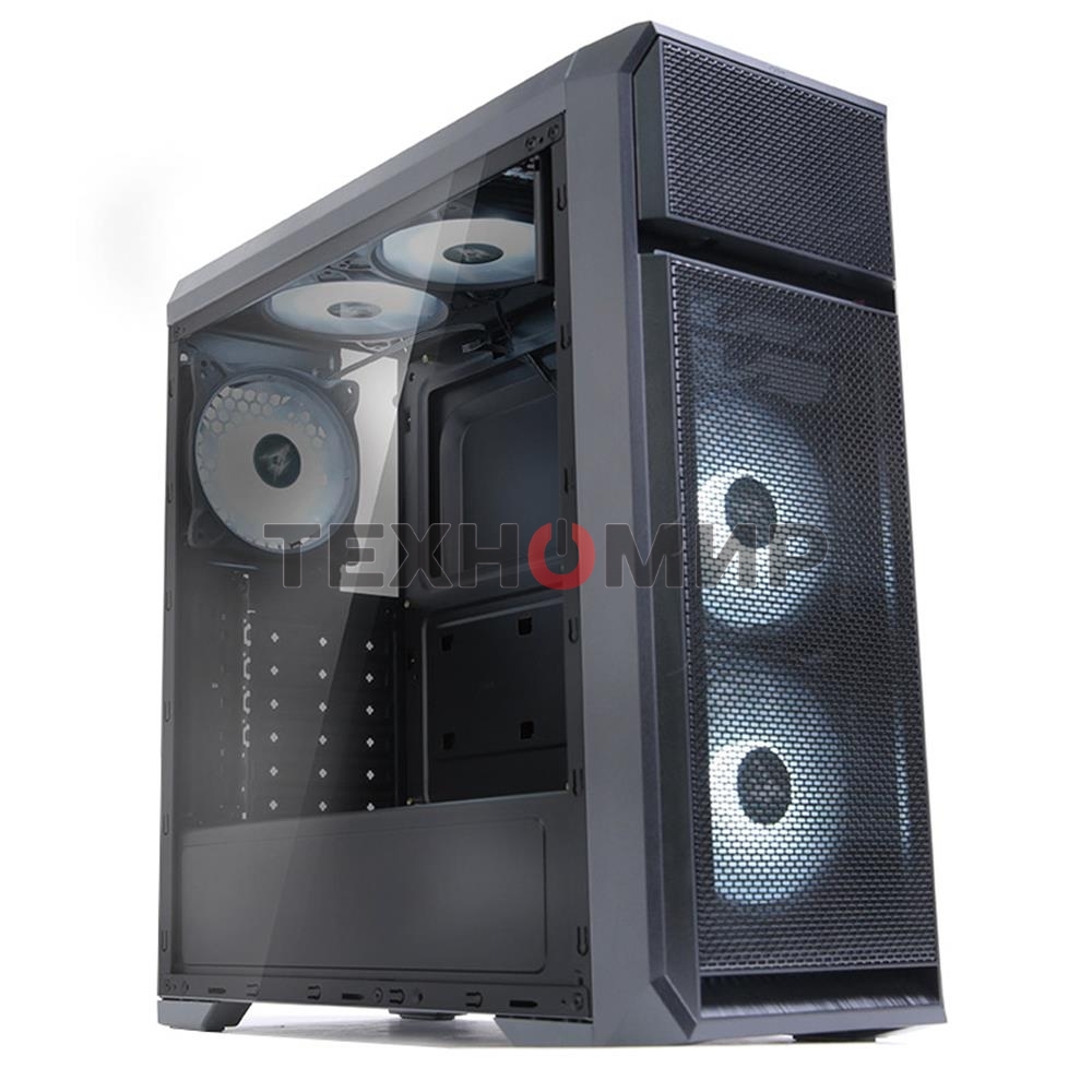 Компьютерный корпус ZALMAN N5 OF, ATX, черный, WINDOW, 1x5.25