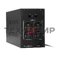 Источник бесперебойного питания ExeGate SpecialPro Smart LLB-1000.LCD.AVR.EURO.RJ 1000VA/650W, LCD, AVR, 4 евророзетки, RJ45/11, черный