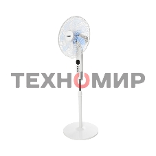 Вентилятор напольный DUX 7 лопастей, д/у управление, 50Вт белый 60-0221
