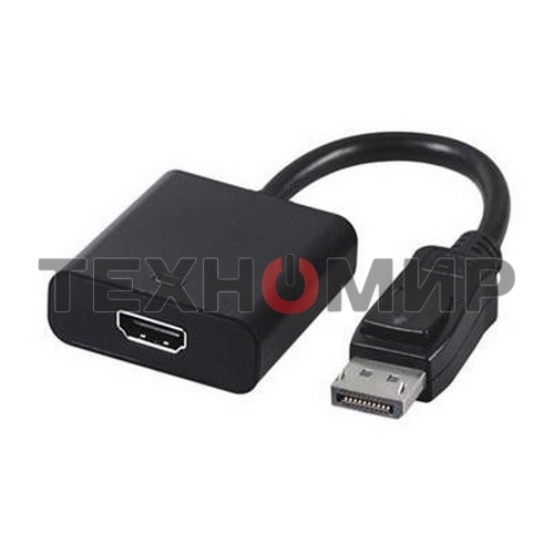 Переходник DisplayPort - HDMI Cablexpert A-DPM-HDMIF-002, 20M/19F, пакет