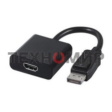 Переходник DisplayPort - HDMI Cablexpert A-DPM-HDMIF-002, 20M/19F, пакет