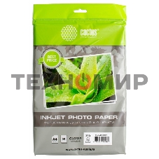 Фотобумага Cactus CS-GA423050ED A4/230г/м2/50л./белый глянцевое для струйной печати