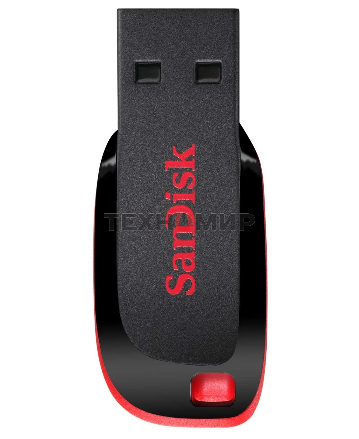 Флешка USB Sandisk CZ50 Cruzer Blade (SDCZ50-032G-B35), 32Gb, USB 2.0, R/W 15/4, черный/красный
