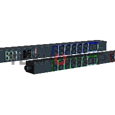 Блок распределения питания Elemy IPDU-5911 верт.размещ. 6xC19 36xC13 с мониторингом 32A IEC 60309 2.4м