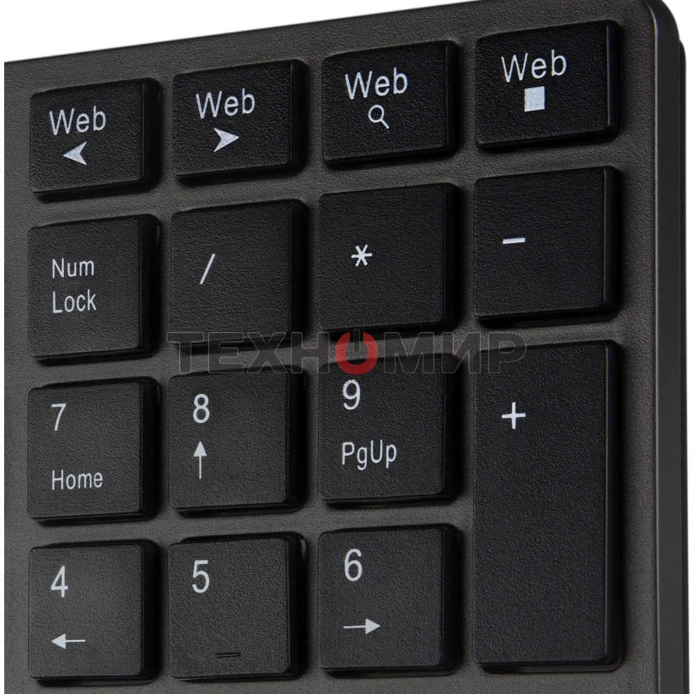 Клавиатура Sven KB-E5300W беспроводная, радиоканал, чёрный