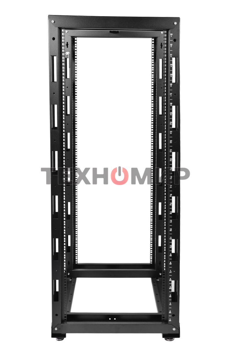 Стойка телекоммуникационная универсальная 42U двухрамная, черный