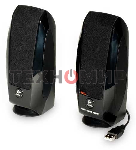 Акустическая система Logitech S150 980-000029 Колонки2.0, 2x0,6W, 90 Гц - 20 кГц, OEM