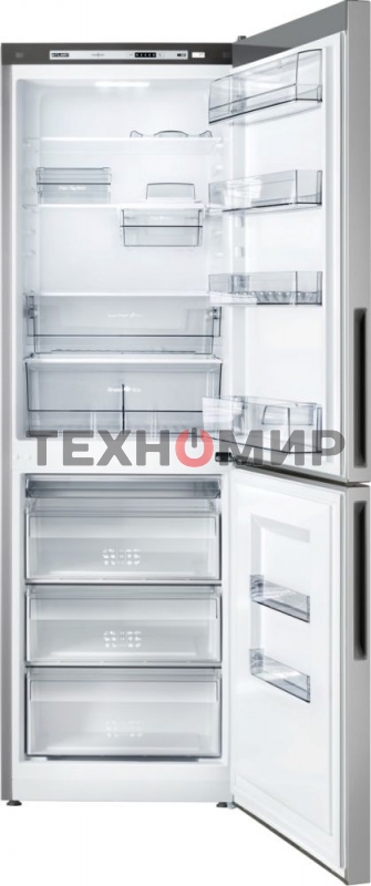 Холодильник Atlant XM-4621-181 серебристый двухкамерный 205/119л морозилка снизу