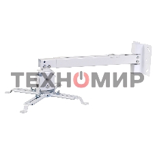 Кронштейн для проектора Cactus CS-VM-PRE01-WT белый макс.20кг настенный и потолочный поворот и наклон