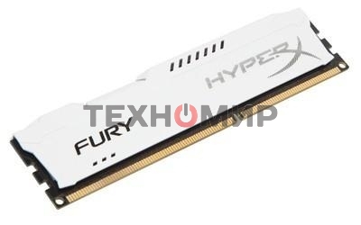 Модуль памяти Kingston DDR3 4Gb 1866MHz (PC3-15000) DIMM HyperX Fury White Series CL10