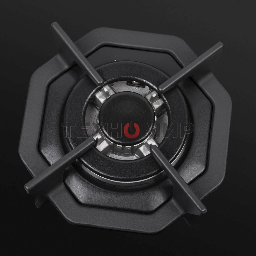 Газовая варочная панель Maunfeld EGHG.64.23CB/G, 4 конфорки, закаленное стекло, черный