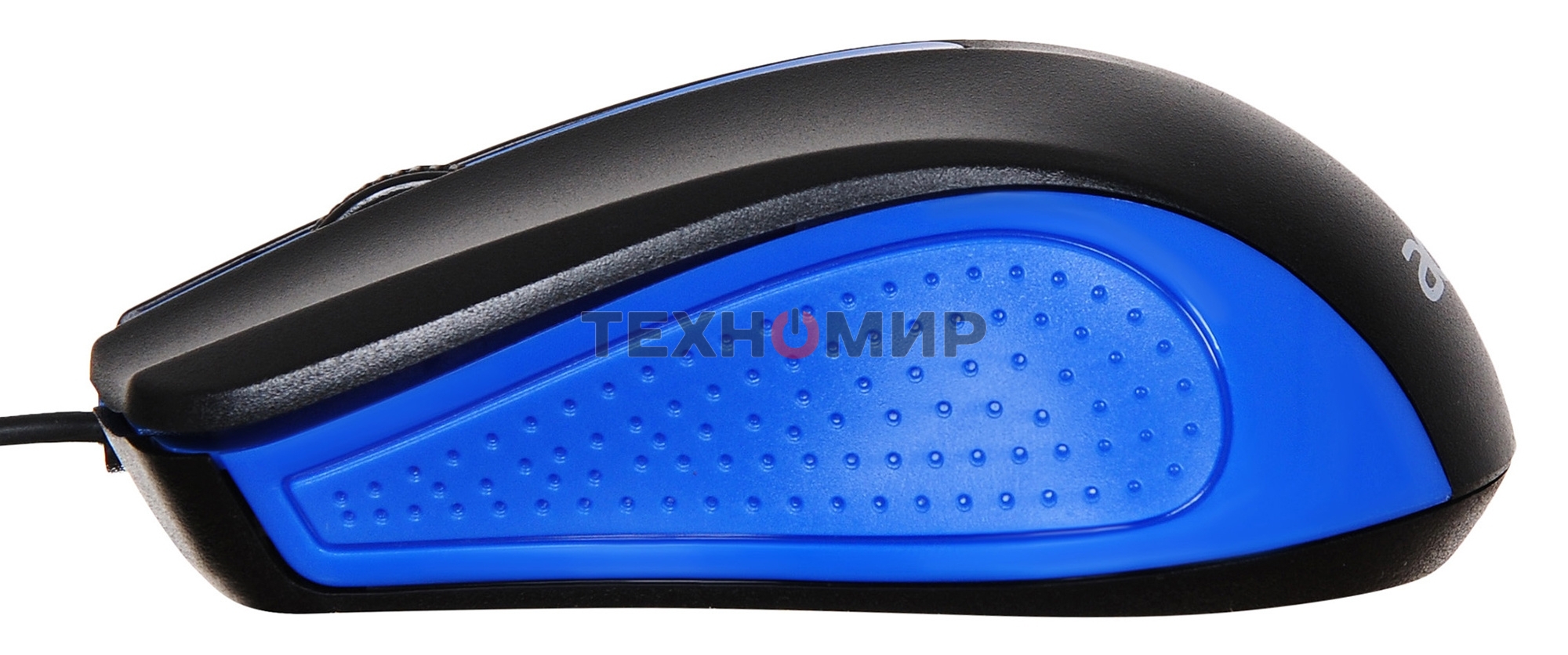 Мышь проводная Acer OMW011 черный/синий, 1200 dpi, USB, кнопки - 3