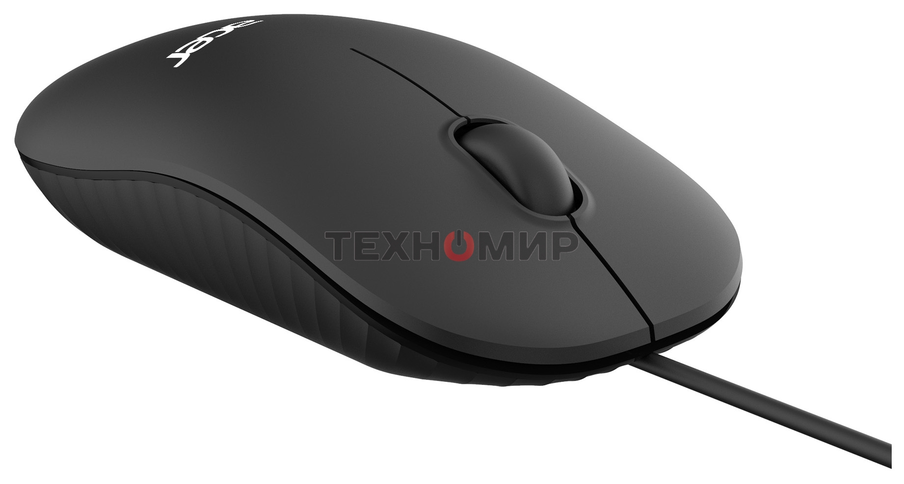 Мышь проводная Acer OMW122 черный, 1200 dpi, USB, кнопки - 3