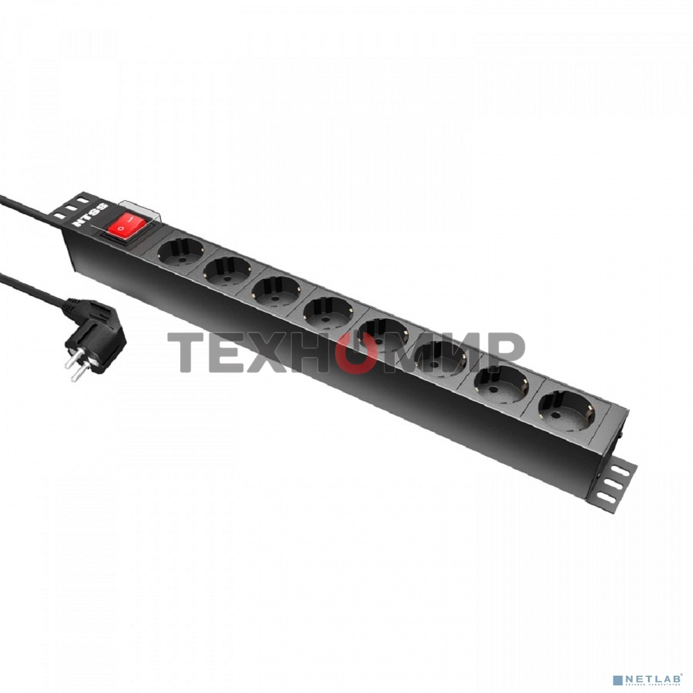 Блок распределения питания NTSS NTSS-PDU-DA2032 гор.размещ. 8x базовые 16A Schuko 1.8м