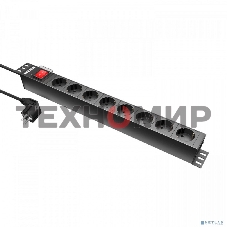 Блок распределения питания NTSS NTSS-PDU-DA2032 гор.размещ. 8x базовые 16A Schuko 1.8м