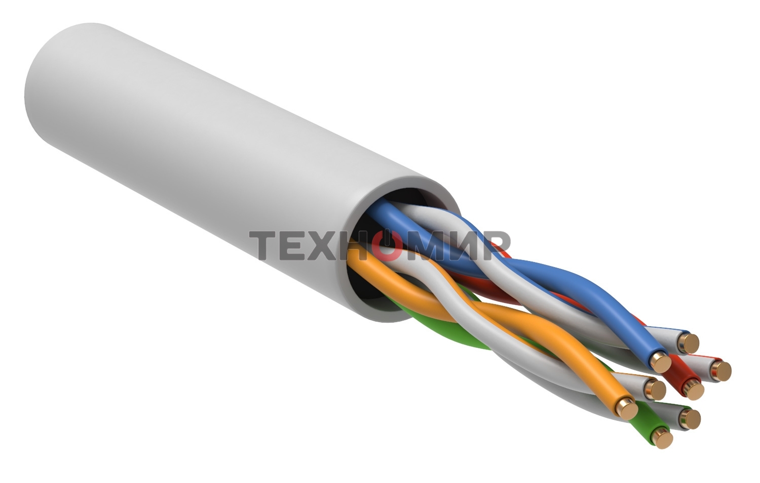 Кабель витая пара U/UTP кат.5e 4х2х24AWG solid LSZH GENERICA белый 305м (м) ITK
