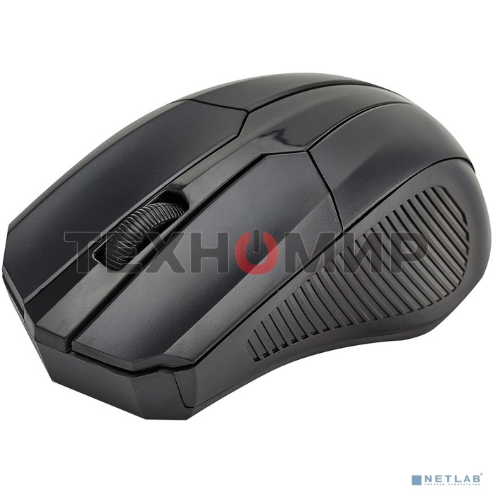Мышь беспроводная ExeGate SR-9034 черный, 1600 dpi, радиоканал, USB, кнопки - 4