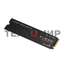 Накопитель SSD WD 1Tb Black SN850X, M.2(22x80мм), NVMe, PCIe 4.0 x4, 3D TLC, R/W 7300/6300Mb/s, IOPs 800 000/1 100 000, TbW 600, DWPD 0.3 (12 мес.)