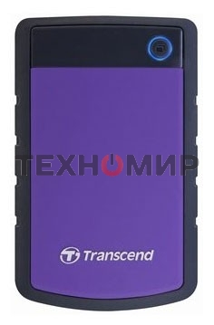 Внешний HDD Transcend USB 3.0 1Tb TS1TSJ25H3P StoreJet 25H3P (5400 об/мин) 2.5