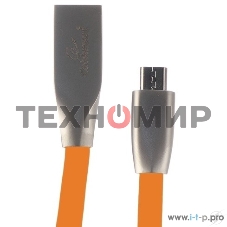 Кабель USB2.0 Cablexpert CC-G-mUSB01O-1M, AM/microB, серия Gold, длина 1м, оранжевый, блистер