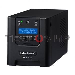 Источник бесперебойного питания CyberPower PR750ELCD 750VA/675W USB/RJ11/45 (6 IEC)
