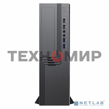 Компьютерный корпус Slim Case Powerman EL555 черный PM-300ATX 2хUSB 3.0+2хUSB 2.0,HD,Audio mATX, miniATX