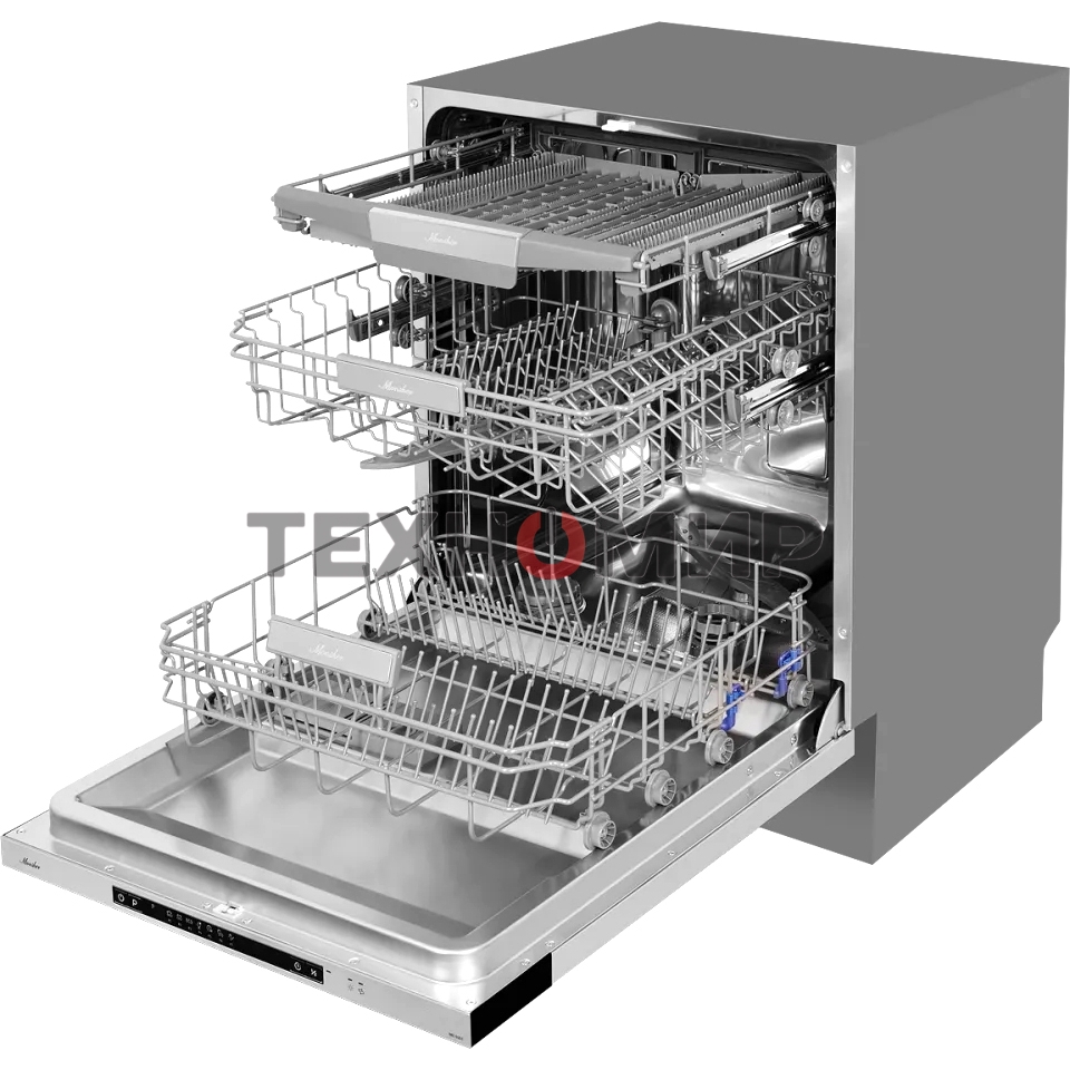 Встраиваемая посудомоечная машина Monsher MD 6003, серебристый, 59.8 см, 14 компл., 52 дБ, класс A++
